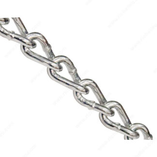 #5 Twist Link Machine Chain, Brass, Per Foot R516