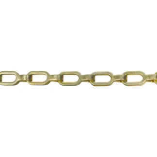 #1/0 Safety Chain, Brass, Per Foot R520