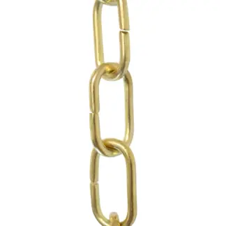 Decorative Chain, Brass Plated, Per Foot R570BRS