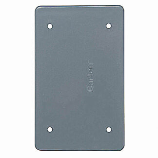 Carlon PVC Blank Outlet Cover, Grey C980CN
