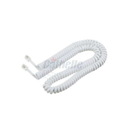 Cathelle 25' Phone to Receiver Cord, White 5138