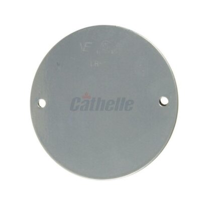 Cathelle Round Weatherproof Blank Cover, Grey 5561