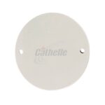 Cathelle Round Weatherproof Blank Cover, White 5561W