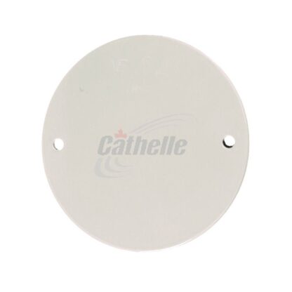 Cathelle Round Weatherproof Blank Cover, White 5561W