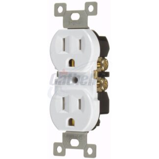 Cathelle Duplex Outlet, White 5930