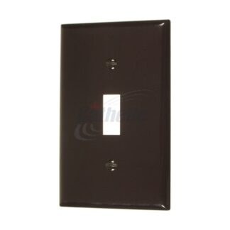 Cathelle Single Switch Plate, Brown 7801