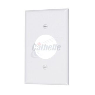 Single Outlet Face Plate, White 7910