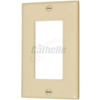 Cathelle Single Decora Plate, Ivory 7923