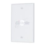 Cathelle Telephone/TV Combo Plate, White 7932