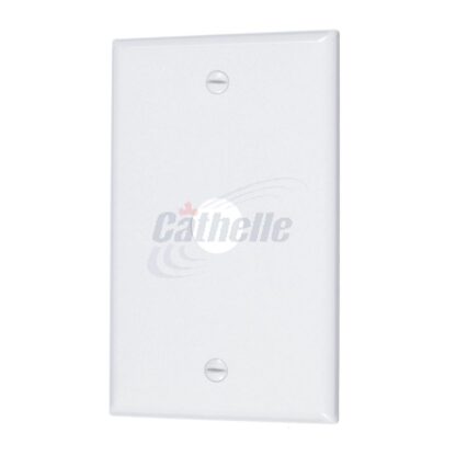 Cathelle Telephone/TV Combo Plate, White 7932