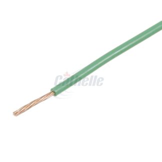 Cathelle T-9012AWG Solid Wire, Green, Per Meter 9077