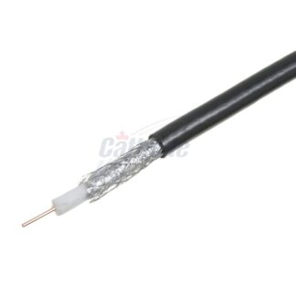 Cathelle RG6 TV Cable Wire, Black, Per Meter 9204