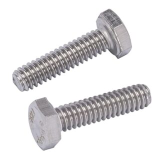 1/4" X 1" 18-8 Hex Bolt, Stainless Steel 06AH1/4X1