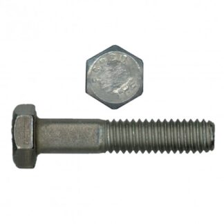 1/4" X 2" 18-8 Hex Bolt, Stainless Steel 06AH1/4X2