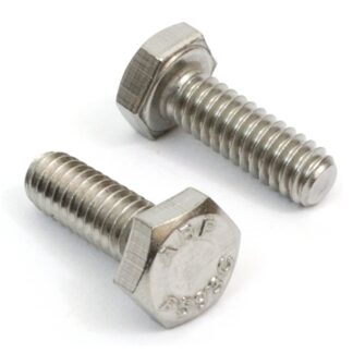 1/4" X 3/4" 18-8 Hex Bolt, Stainless Steel