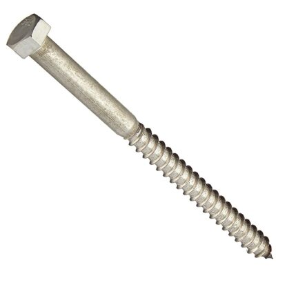 3/8" X 5" Hex Lag Bolt, Stainless Steel 27AL3/8X5