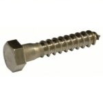 5/16" X 2-1/2" Hex Lag Bolt, Stainless Steel 27AL5/16X2-1/2