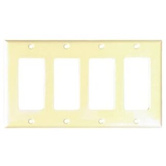 Cooper 4-Decora Plate, Ivory 2164V