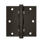 3.5" X 3.5" Ball Bearing Hinge, Oil Rubbed Bronze, Pair BB3535C10B