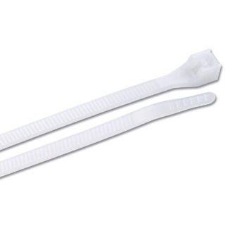 Gardner-Bender 8" Cable Ties, White, 20 Pack 45-308