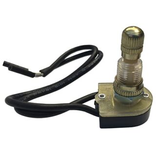 Gardner-Bender 6 Amp/125V Single Pole Brass Rotary Switch GSW-61