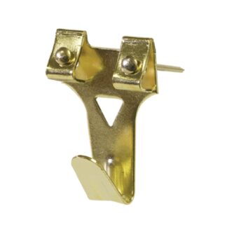 Hillman Pro Brass-Plated Hanger, 2-Nails, Assorted, 40 lbs 122194