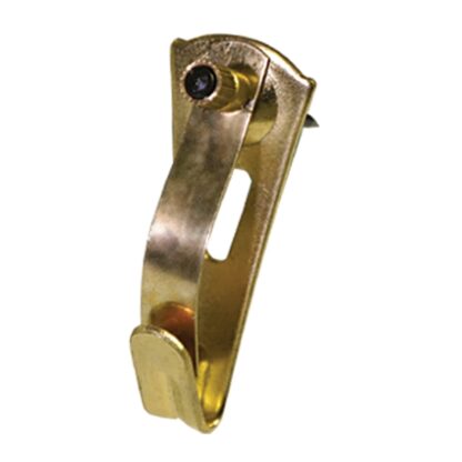 Hillman Safety Hanger, Brass, 30 lbs, 2 Pack 122389