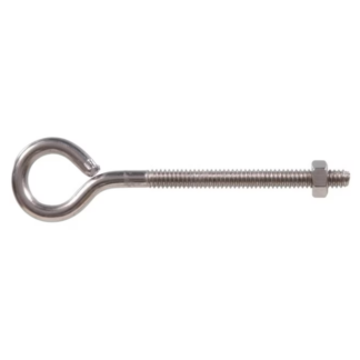Hillman 1/4-20 X 4" Stainless Steel Eye Bolt with Nut 320762