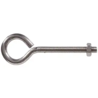 Hillman 3/8" X 5" Stainless Steel Eye Bolt with Wing Nut 851884