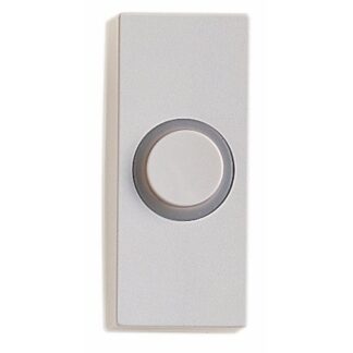 Honeywell Surface Mount Illuminated Wired White Push Doorbell RPW210A1002/A