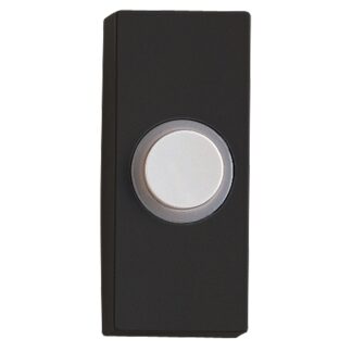 Honeywell Surface Mount Illuminated Wired Black Push Doorbell RPW211A1000/A