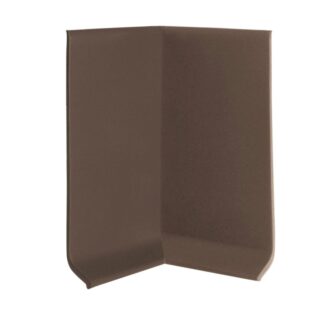 Johnsonite 4" Inside Cove Corner Base, Brown CB47-4-IC