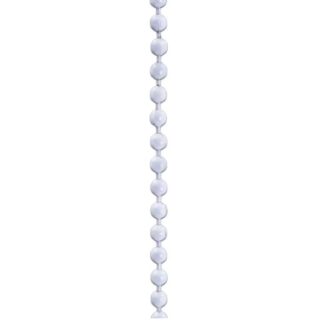 #6 Bead Chain, White, Per Foot CHA506