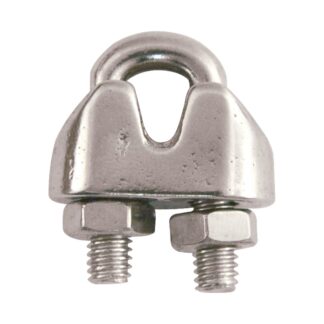 KingChain 1/8" Stainless Steel Wire Rope Clip 159380
