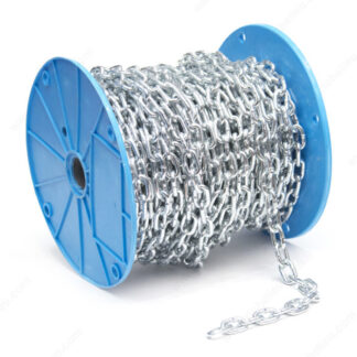 KingChain #2 5/32" Straight Link Machine Chain, Zinc, Per Foot 527872