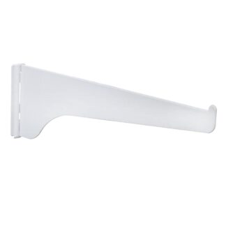 Knape & Vogt 16" Shelf Bracket, White 180WH16