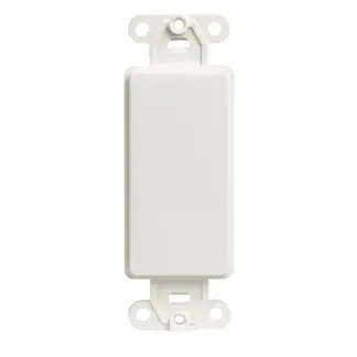 Decora Blank Dimmer Insert, White FR-114BX