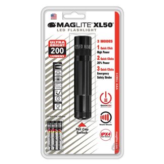 Maglite XL-50 LED Flashlight, Black XL50-S3016