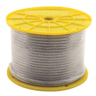 1/8" X 500' 7X7 Galvanized Aircraft Cable, Reel 503772