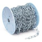 Mibro #2/0 9/64" X 100' Double Loop Tenso Chain, Zinc 515522