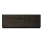 Multy Home 9" X 24" Rubber Grid Stair Tread Mat, Black 1001835