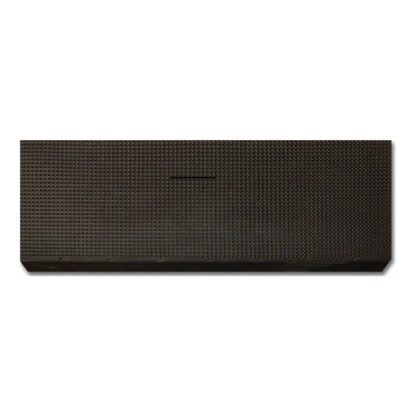 Multy Home 9" X 24" Rubber Grid Stair Tread Mat, Black 1001835