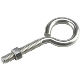 Onward 3/8" X 4" Stainless Steel Eye Bolt with Nut 2117SSBC