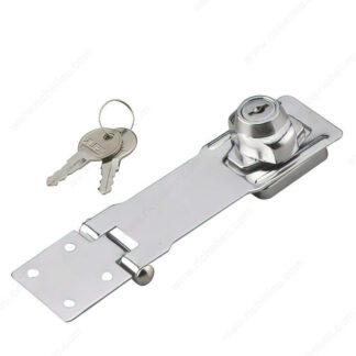 Onward 4-1/2" Locking Hasp, Chrome 322CR