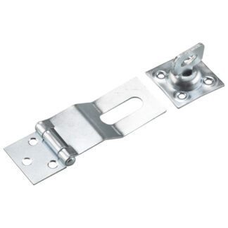 Onward 3-1/2" Swivel Staple Safety Hasp, Zinc 329XR