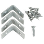 Onward 1" X 5/8" Corner Brace, Galvanized, 4 Pack 97GA10R