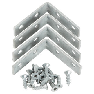 Onward 2" X 5/8" Corner Brace, Galvanized, 4 Pack 97GA20R