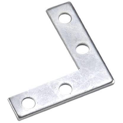 Onward 1-1/2" X 3/8" Flat Corner Brace, Zinc 99X15BC