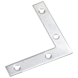 Onward 6" X 1" Flat Corner Iron, Zinc, Each 99X60BC