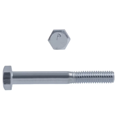 Paulin 1/4" X 2" Hex Bolt, UNC GR2 Zinc Plated, 100 Box 071-316